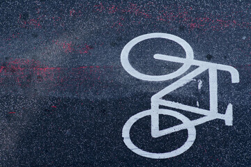 Road Marking Bicycle Lane
