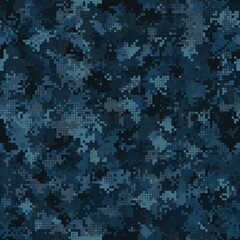 Digital camouflage seamless pattern military geometric camo background - obrazy, fototapety, plakaty