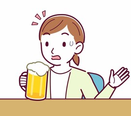 Young woman in a cardigan_ramen