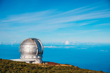 Obraz premium Roque de Los Muchachos Observatory, La Palma, Santa Cruz de Tenerife, Canary Islands, Spain, Europe.