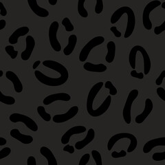 Dark cheetah animal print leopard repeat pattern design,