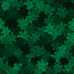 Green camouflage pattern background seamless vector illustration
