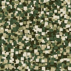 Abstract military or hunting camouflage seamless pattern background