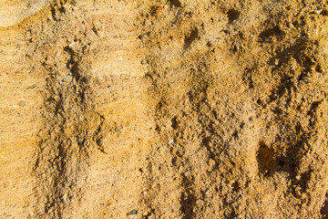 Extreme macro close up of surface Rock pattern. Stone texture and background. Rock Abstract Background