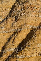 Extreme macro close up of surface Rock pattern. Stone texture and background. Rock Abstract Background