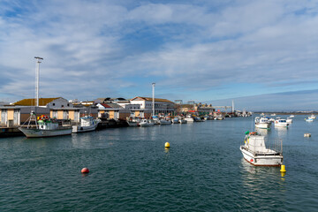 the fishing port and harbor at Isla Cristina in Andalusia