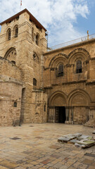 Fototapeta premium entrance to the main temple of jerusalem