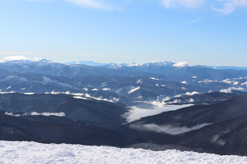 winter mountain landscape
