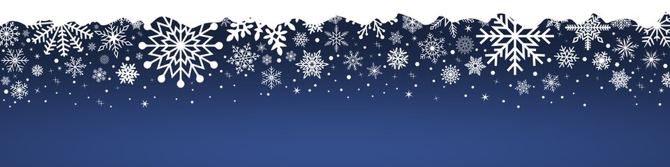 Weihnachten abstrakt vektor mit Schneeflocken und Sternen auf blauenHintergrund.