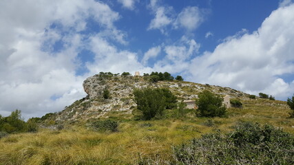 Fototapeta na wymiar Torre de's Cap Vermell, Mallorca