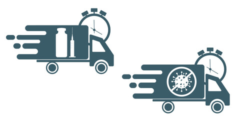 Call for vaccine use. Covid vaccine delivery.