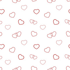 A seamless beautiful heart pattern. Valentines Day. Love. Wedding