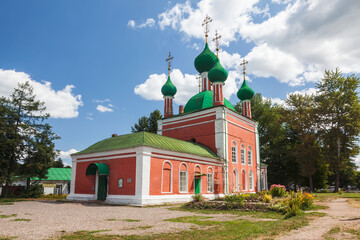 Fototapeta na wymiar Vladimir Cathedral in Pereslavl-Zalessky, Yaroslavl region, Russia