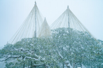 Great snow day in Kanazawa, 2021.
