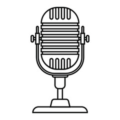 Microphone icon vector set. Mic illustration sign collection. Karaoke symbol.