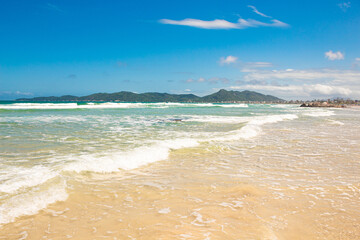beach  located at Atalaia beach, Mariscal beach, Bombinhas, Santa Catarina, Brazil