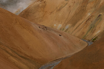 Kerlingarfjöll Geothermal Area in the middle of Iceland