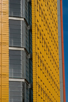 Colourful facade of Central Saint