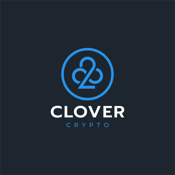 Blockchain technology logo design, symbol of crypto coin, cryptocurrentcy modern sign template vector , modern payment business company logo