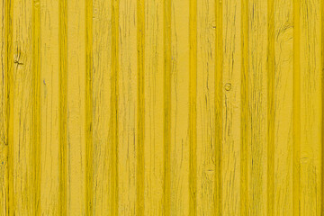 Old rough wood textured surface in trendy yellow. Background or template for design or graphic...