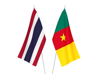Thailand and Cameroon flags