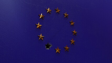 BREXIT EU Flag 11 stars