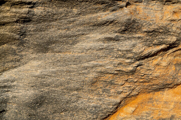 Extreme macro close up of surface Rock pattern. Stone texture and background. Rock Abstract Background