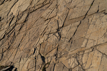 Extreme macro close up of surface Rock pattern. Stone texture and background. Rock Abstract Background