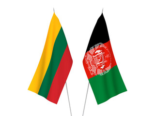 Lithuania and Islamic Republic of Afghanistan flags