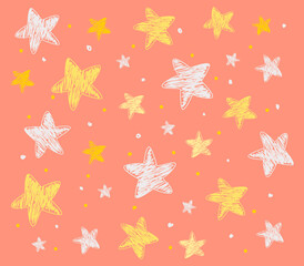 Pattern of star doodle