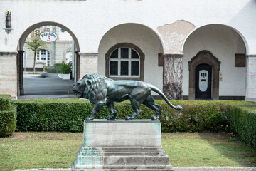 Naklejka premium Art Nouveau spa facility Sprudelhof, Bad Nauheim