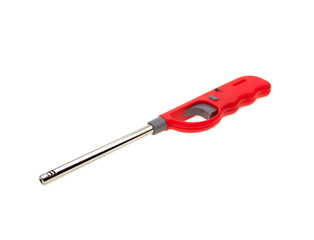 Gas lighter gun for gas-stove and gas-kitchen on white background