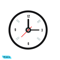 Icon vector graphic of hour 