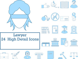 Lawyer Icon Set