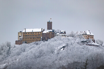 Wartburg Eisenach Schnee 2021 