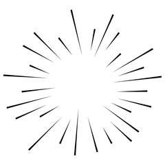 Obraz premium starburst hand drawn. doodle background design element. vector illustration