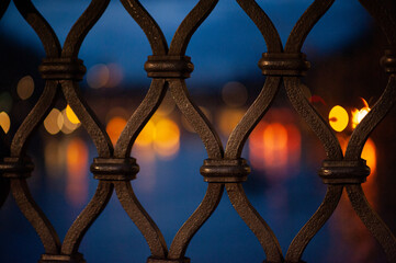 Bokeh effect through Castel Sant'Angelo in Rome