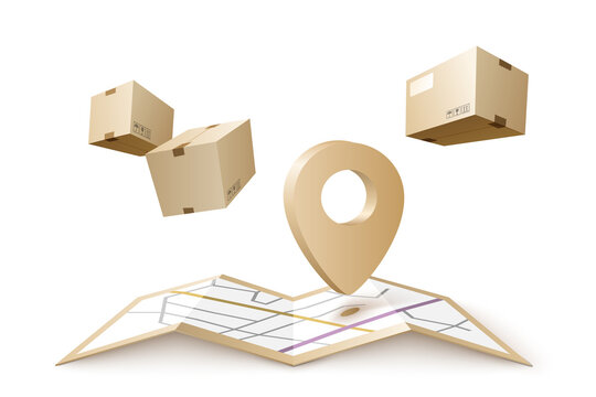 Fast shipping. Concept for fast delivery service. Vector illustration.