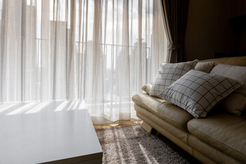 Nature Lighting shines in the living room