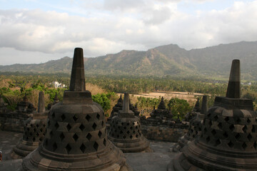 Borobudur temple - obrazy, fototapety, plakaty