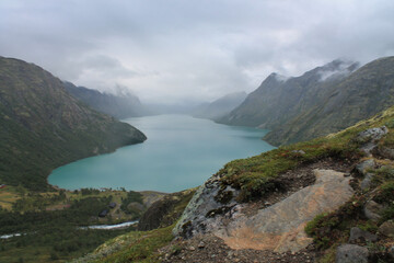 Fototapeta na wymiar Unique Scandinavian landscapes.