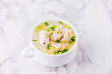 Chicken boiled rice