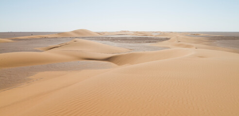 Landscape of central desert of Oman