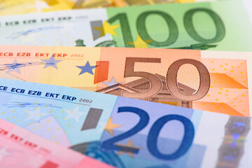 Euro Banknoten im Detail