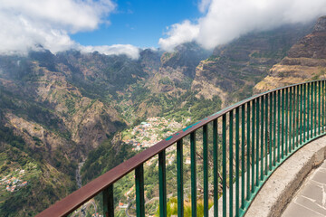 Fototapeta na wymiar View at mountain village Curral das Freiras, Madeira Island, Portugal