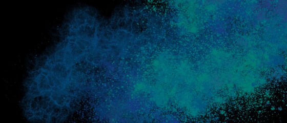 Blue water color abstract background.