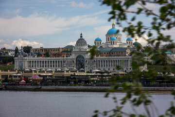 Fototapeta premium KAZAN, TATARSTAN, RUSSIA - June 30, 2020, the building of the Ministry of Agriculture - Palace of Agriculture