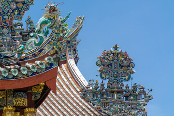 Fototapeta premium Clans Kongsi complex in Georgetown, Penang. A historical UNESCO heritage site. 