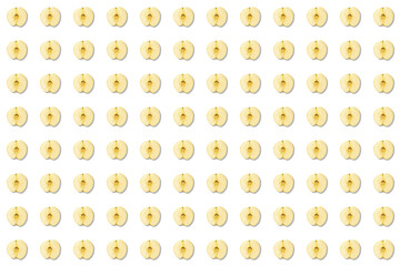 half nashi pear (Pyrus pyrifolia) - wallpaper white