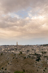Fototapeta premium UNESCO site - ancient town of Matera (Sassi di Matera) Basilicata, Southern Italy